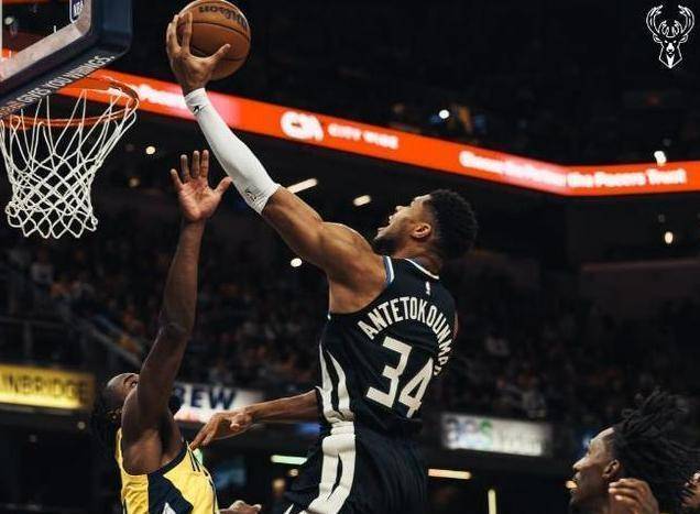 步行者鏖战国王，字母哥高光表现